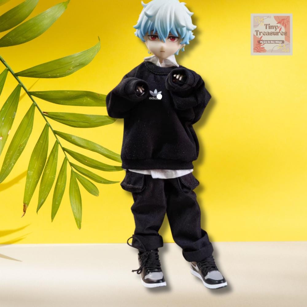 Miniature Doll Sweatshirt – Casual Long-Sleeve Hoodie for Barbie, Blythe, AB24, YMY22, Azone 1/6 Dolls