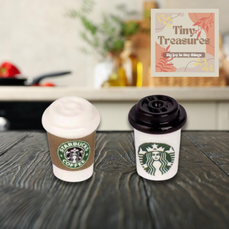 Miniature Coffee Cup - Tiny Dollhouse Resin Coffee Mug 1:12 Scale Kitchen Decor Mini Cafe Drink Toy