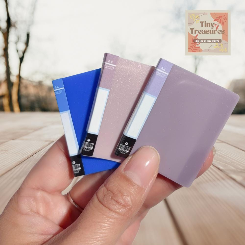 Purple Binder Folder