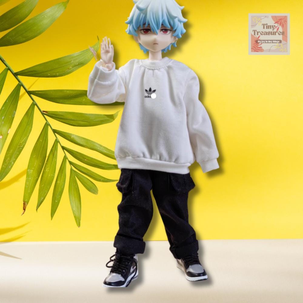 Miniature Doll Sweatshirt – Casual Long-Sleeve Hoodie for Barbie, Blythe, AB24, YMY22, Azone 1/6 Dolls