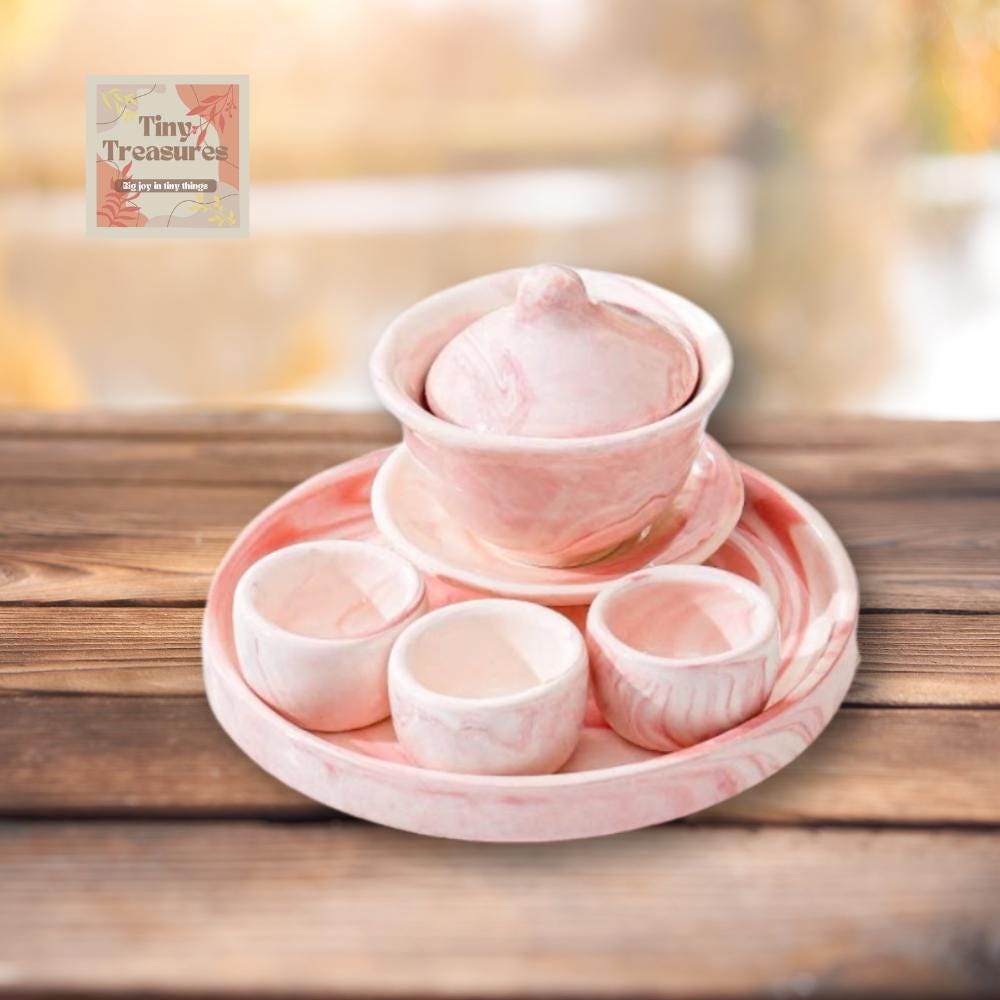 Pink Lid Cup Set
